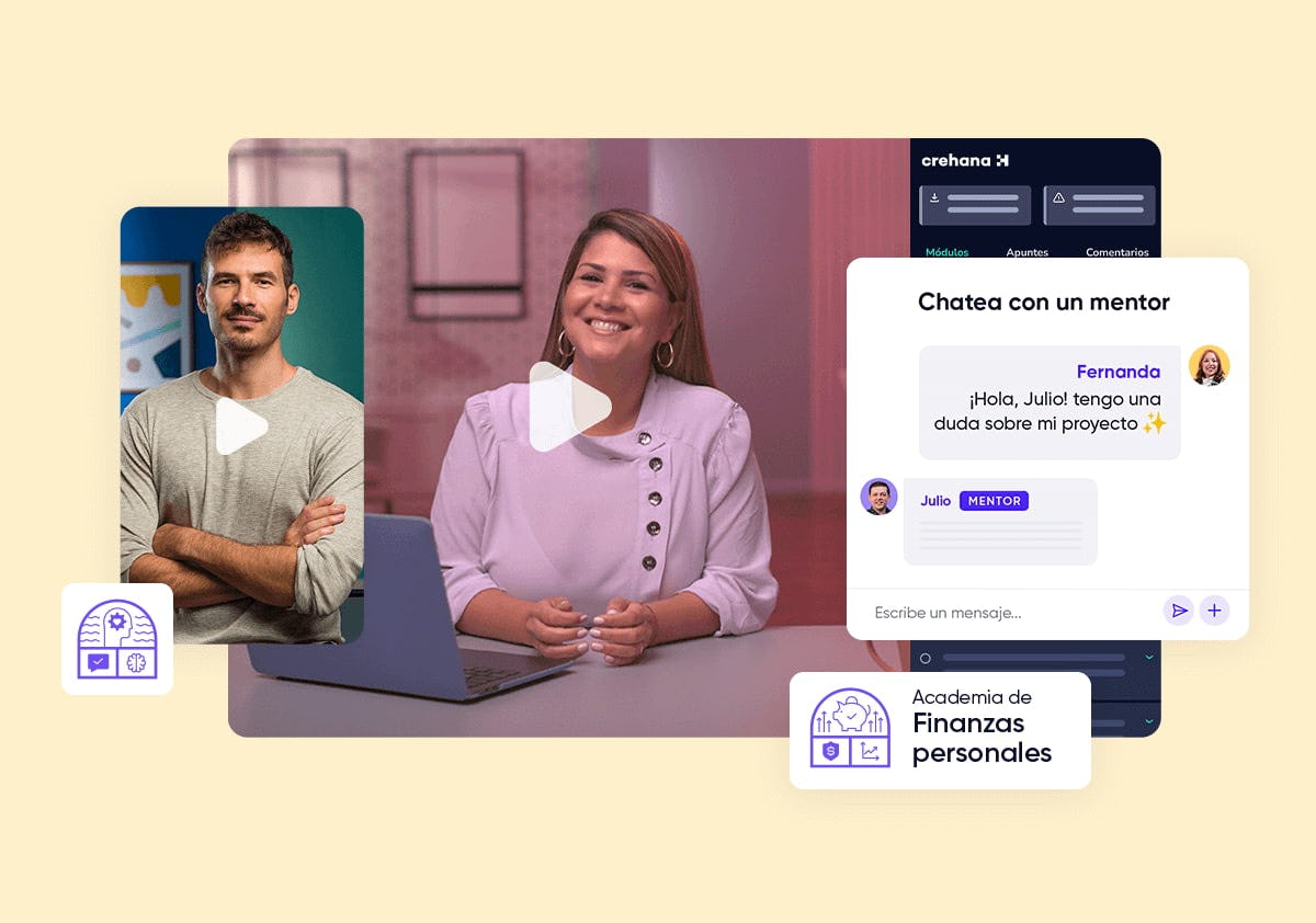 mentorias personalizadas en crehana
