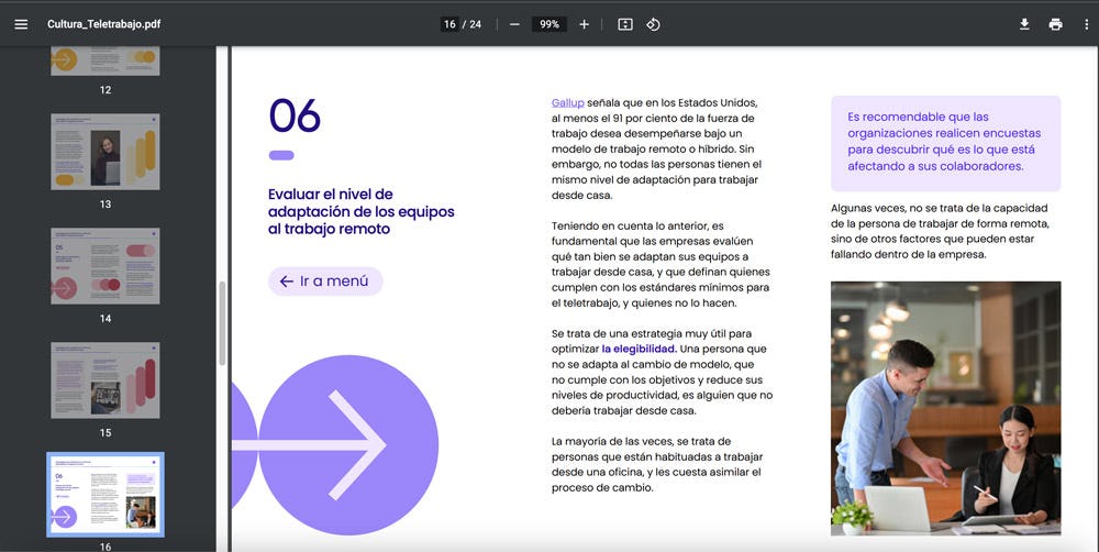 ebook sobre lo que es la cultura de teletrabajo