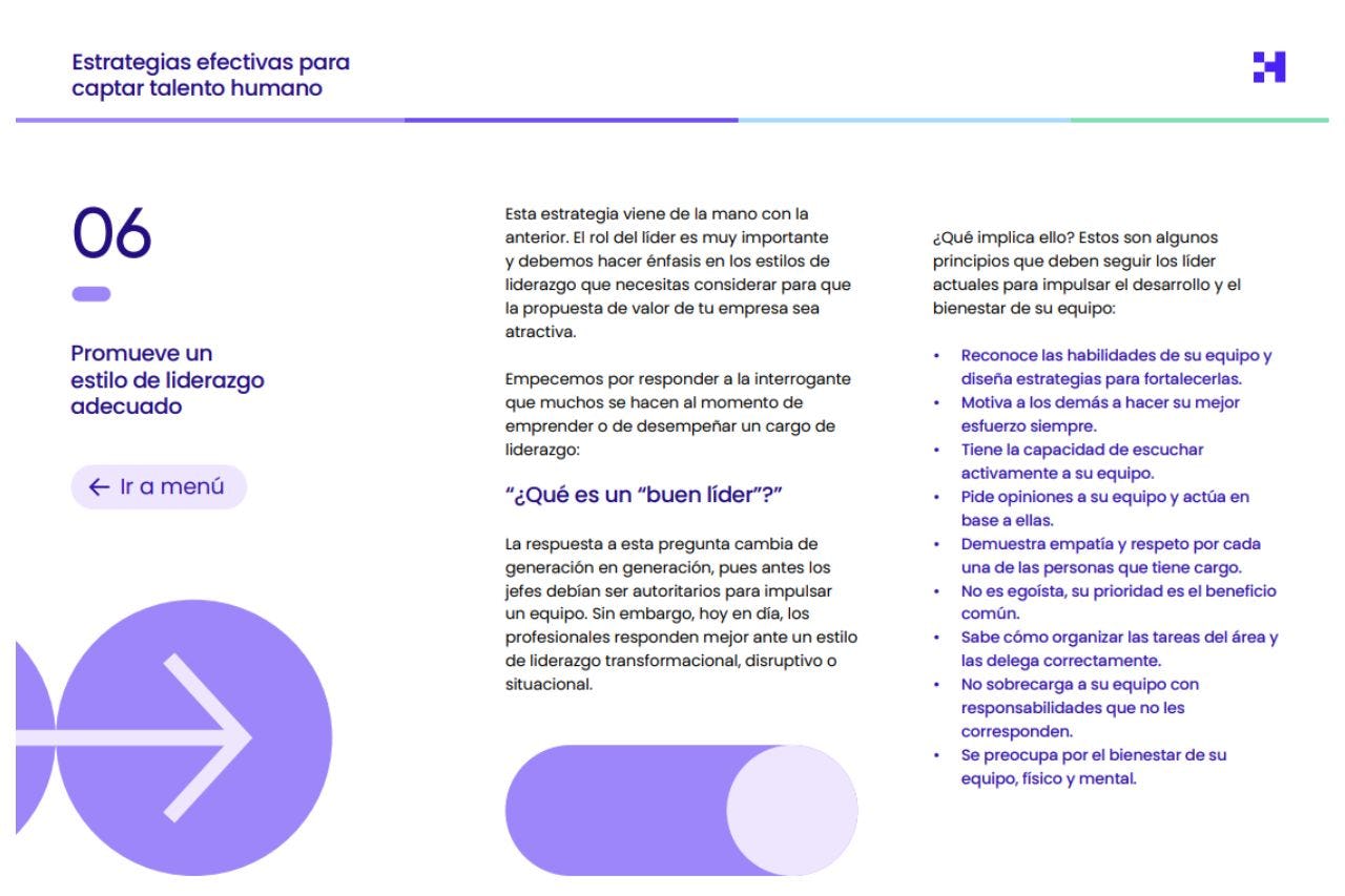 Estrategias de captación de talento humano