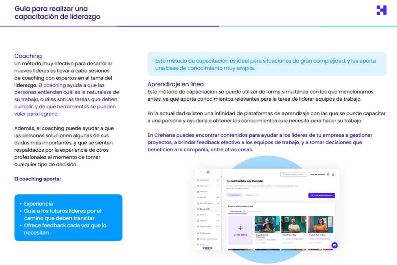 Guía para realizar una capacitación de liderazgo