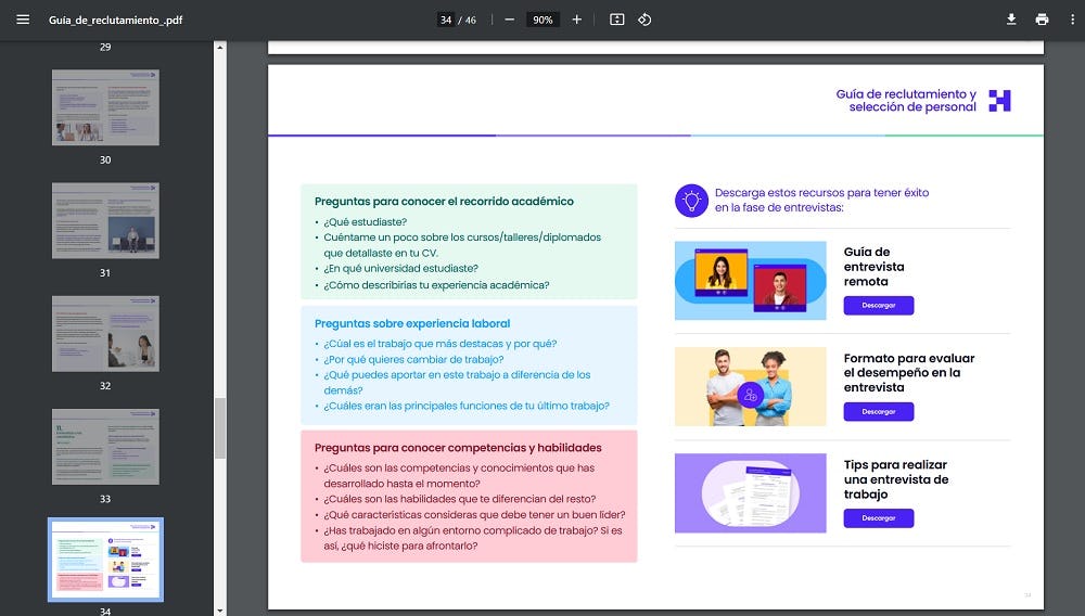 guia de reclutamiento y seleccion de personal