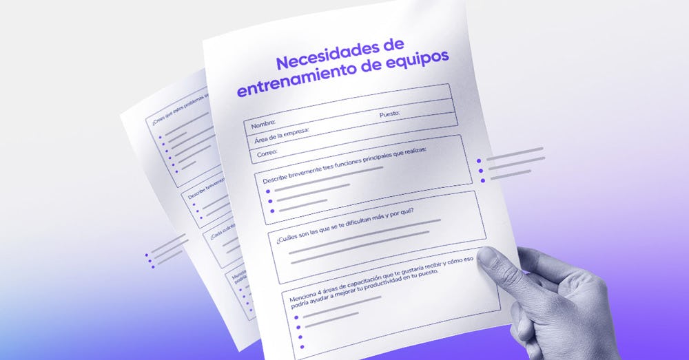 Plantilla para identificar necesidades de capacitación