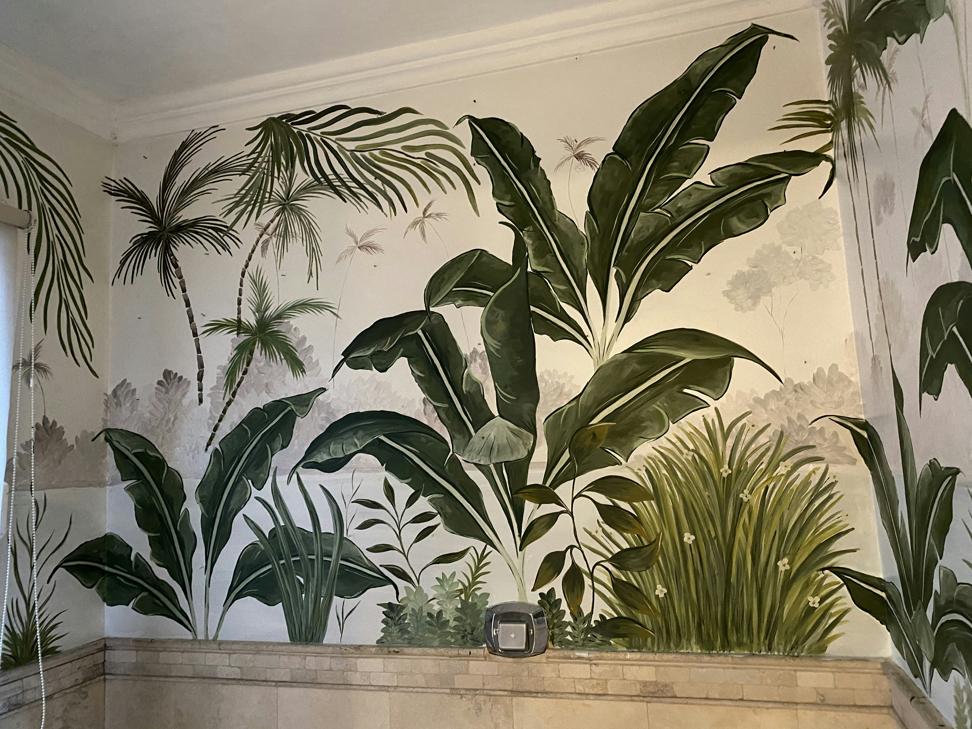 paredes pintadas con acrílicos