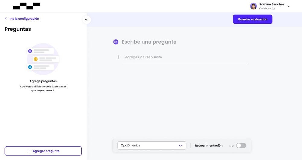 crear evaluacion de desempeño