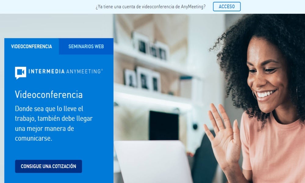 Anymeeting que representa a una plataforma ideal para reuniones de equipo de trabajo