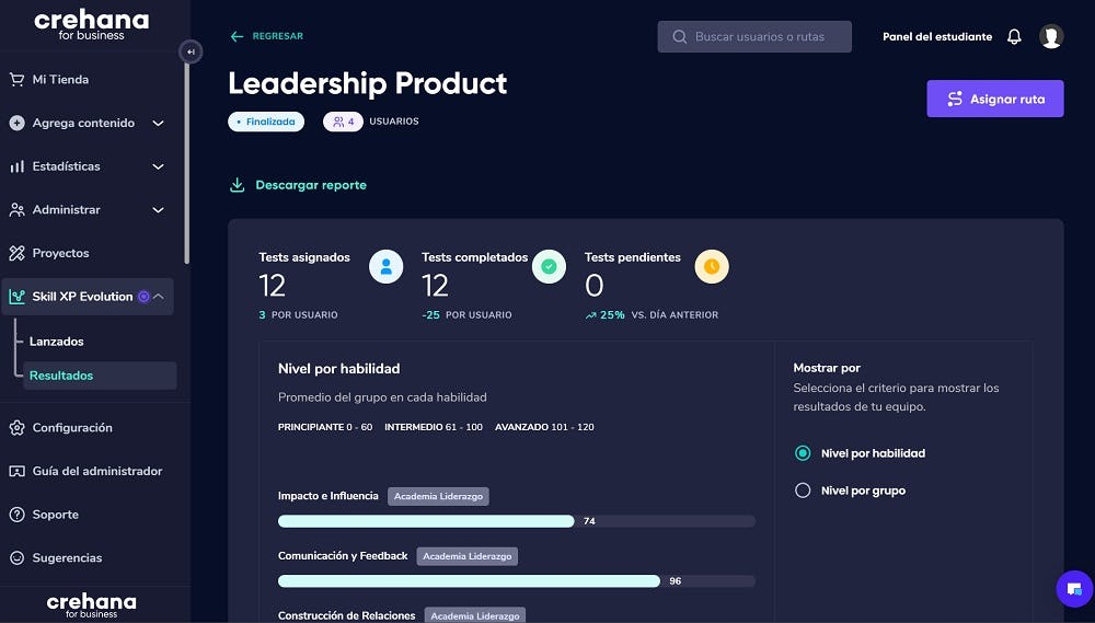 herramienta skill xp crehana