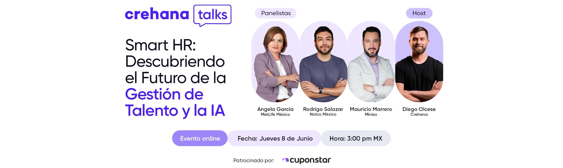 1ra Edición Crehana Talks: Descubriendo el Futuro de la Gestión de Talento y la integración de IA