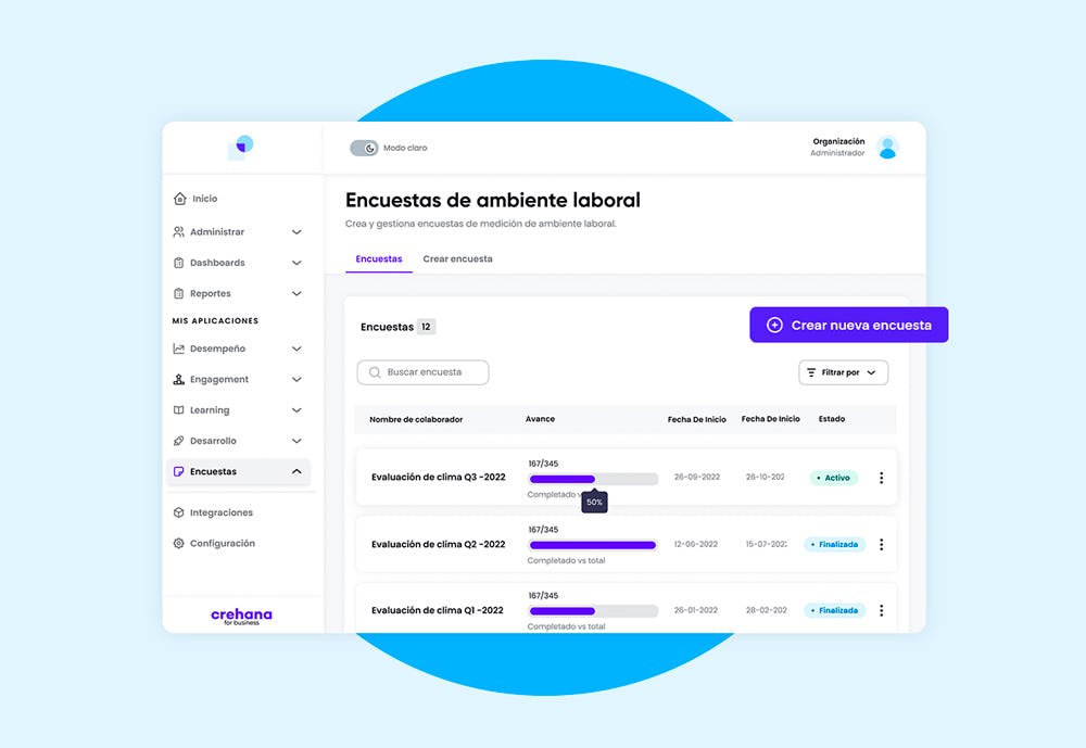 plataforma engagement Crehana