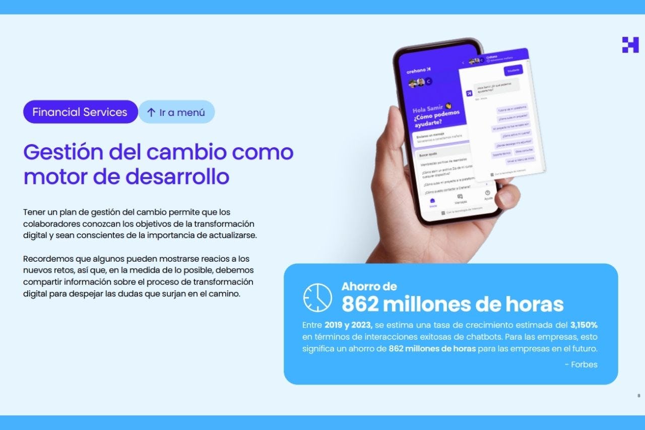 Transformación digital 2.0: Financial Services, Manufacturing & Trade and Consumer Goods