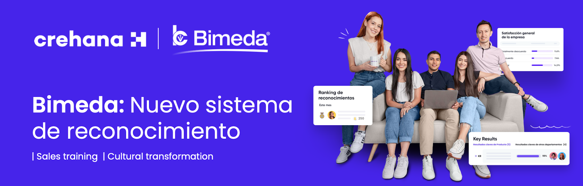 Lo que hizo Crehana para que Bimeda lograra un nuevo sistema de reconocimiento