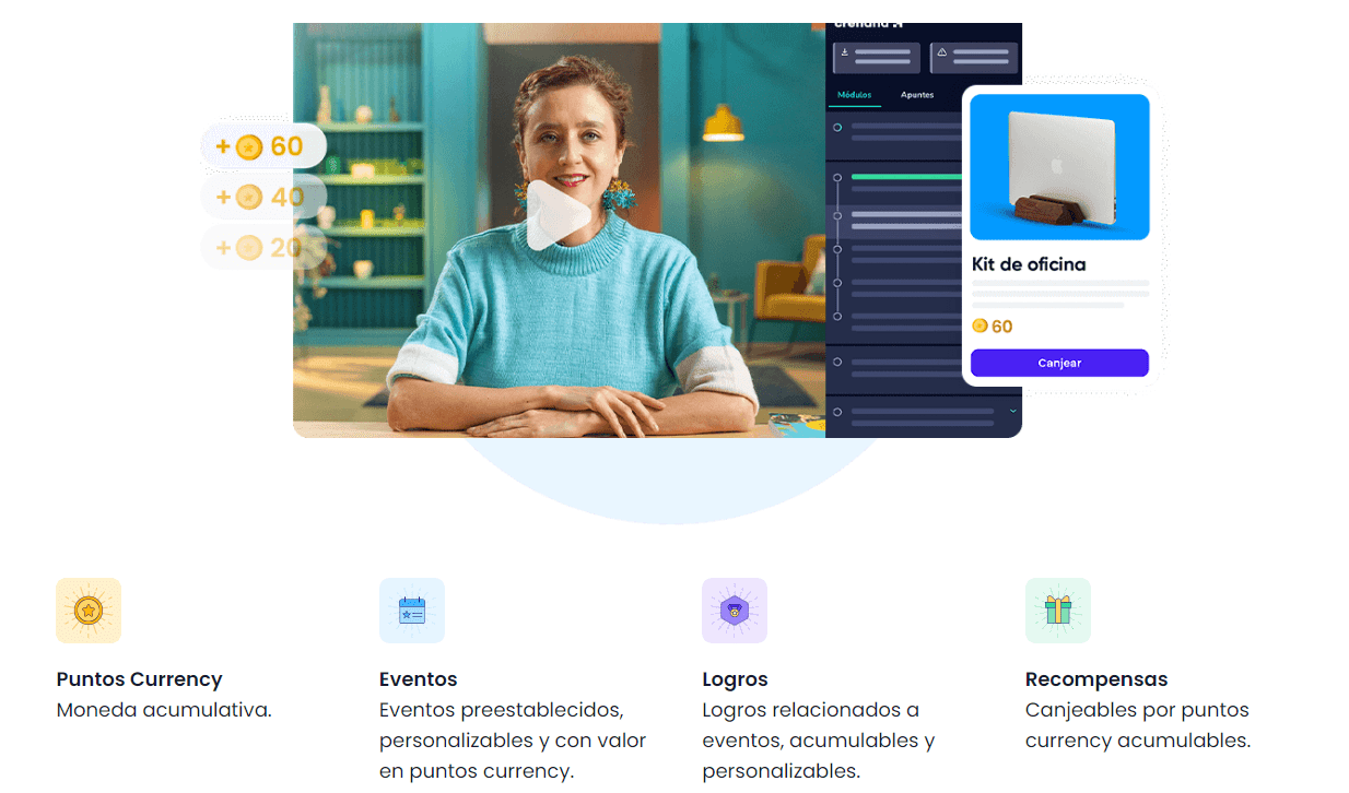 plataforma desarrollo crehana gamificacion