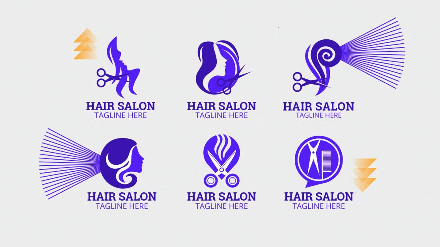 logos de salon de belleza