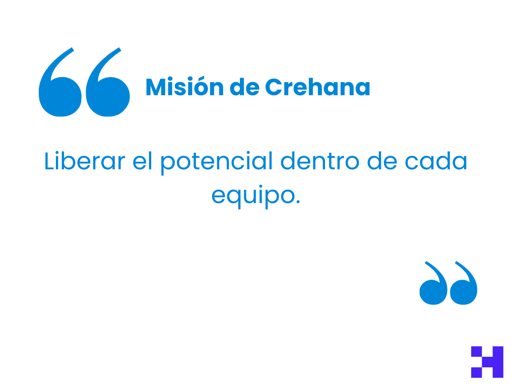 mision empresa crehana