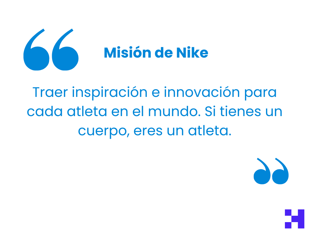 mision empresa nike