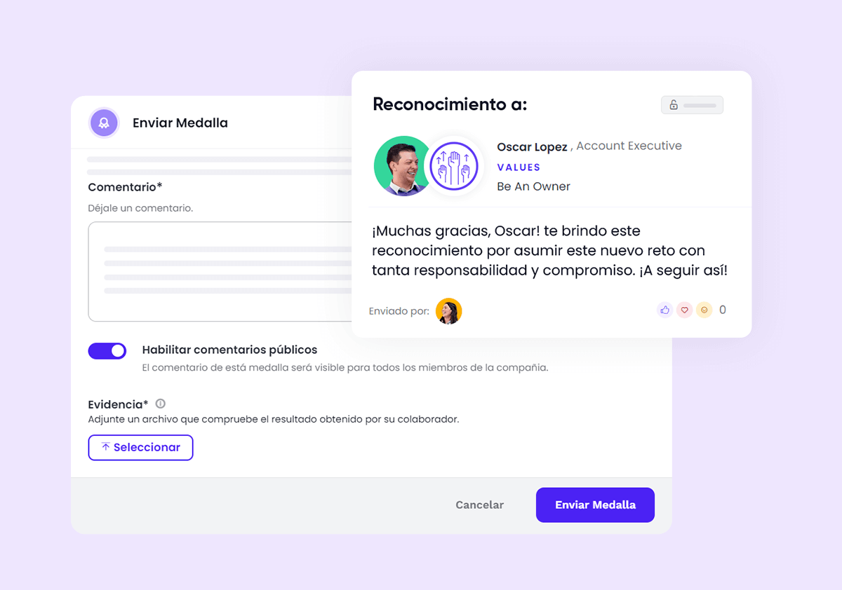 Plataforma de Clima de Crehana reconocimiento