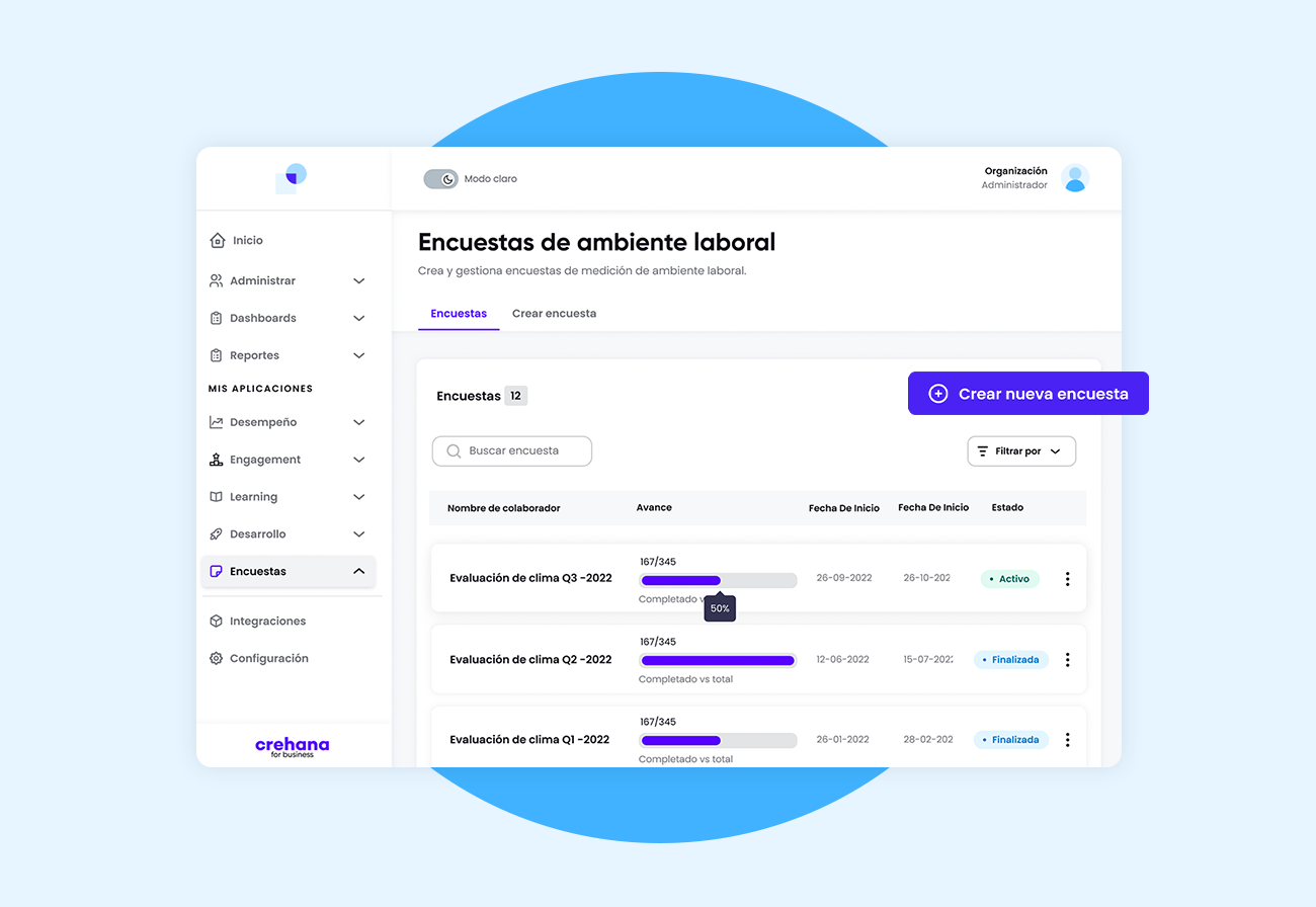 soluciones crehana engagement reclutamiento externo